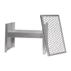 Churrasqueira Aço Galvanizado Montada Portátil Leve 30x40x24c