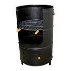 Churrasqueira Alta 200l Aço Carbono E Grelha 90x57x57cm