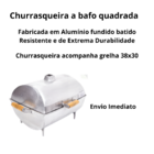 Churrasqueira Alumínio Fundido A Bafo com Grelha