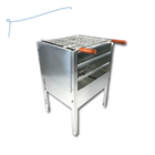 Churrasqueira Alumínio Grande Desmontável Portátil