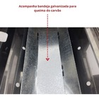 Churrasqueira Argentina Com Chapa Lateral 100% Inox Gaúcha