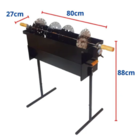 Churrasqueira Assa 32 Espetinhos Com Espeto Carrossel 127 Vol