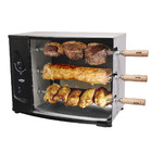 Churrasqueira Assador A Gás Glp Rotativa Elétrica 56 Cm Aço C