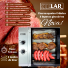 Churrasqueira Assador Elétrico Rotativo Stelar 03 Espetos 220