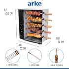 Churrasqueira Assador Rotativa E Grelha Multiuso 65 Cm Gás Gl