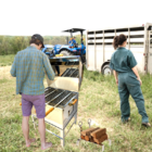 Churrasqueira Bafo 25kg Carvão Inox Profissional Camping Gif2