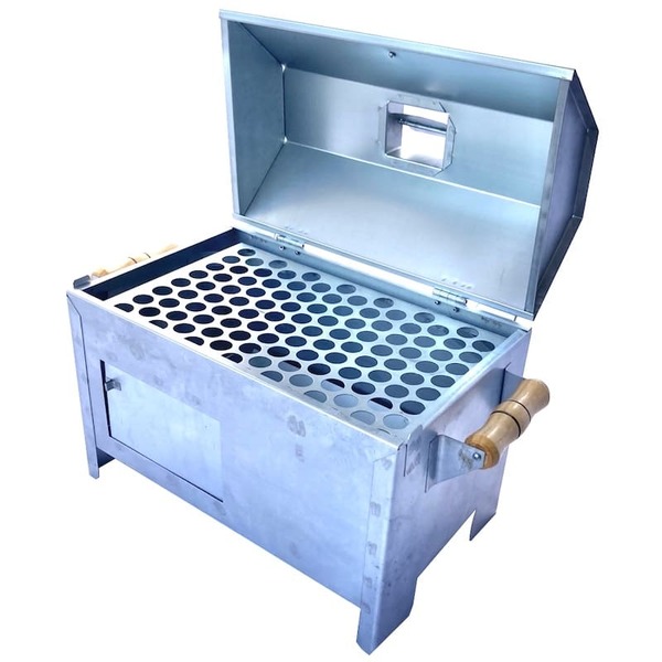 Churrasqueira Bafo A Carvão Portátil Com Grelha Pzf7