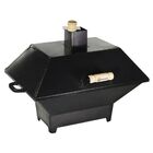 Churrasqueira Bafo Base Ferro Tampa Chapa 28 5x38x47 Cm