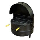 Churrasqueira Baixa A Bafo Aço Carbono E Grelha 57x57x50cm