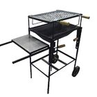 Churrasqueira Carrinho Prática Regulável Grelha Master