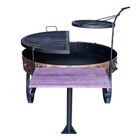 Churrasqueira Cobre Rustica Argentina Gg 120x60cm