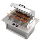 Churrasqueira Cooktop Elétrica De Embutir 70x48x30cm 220v Saro