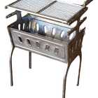 Churrasqueira De Alumínio Fundido Com Grelha Alta