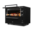 Churrasqueira de De Mesa Gás 2 Queimadores Preto 54x65,2 cm 36160-101656 Fischer