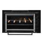 Churrasqueira de Embutir Gás 3 Queimadores Preto 60,2 cm x101,2 cm 33925-103295 Fischer