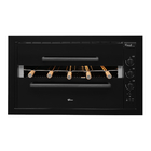 Churrasqueira de Embutir Gás 3 Queimadores Preto 60,2 cm x101,2 cm 33925-103295 Fischer