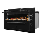 Churrasqueira de Embutir Gás 3 Queimadores Preto 60,2x101,2 33925-102432 Fischer