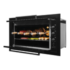 Churrasqueira de Embutir Gás 3 Queimadores Preto 60,2x101,2 33925-102432 Fischer