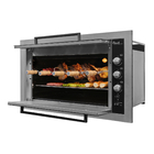 Churrasqueira de Embutir Gás 3 Queimadores Inox 60,2 cm x101,2 cm 33925-103294 Fischer