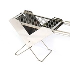 Churrasqueira De Inox Dobrável - Apto Pesca Camping Praia