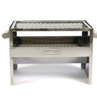 Churrasqueira De Inox Portátil A Carvão - Leve E Resistente