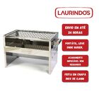 Churrasqueira De Inox Portátil A Carvão - Leve E Resistente