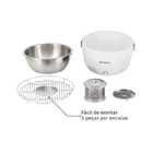 Churrasqueira de Mesa a Carvão Sem Fumaça Branca Table Grill