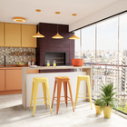 Churrasqueira de Mesa a Carvão Laranja Table Grill