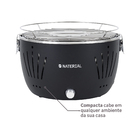Churrasqueira de Mesa a Carvão Sem Fumaça Preto Table Grill