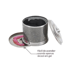 Churrasqueira de Mesa a Carvão Sem Fumaça Preto Table Grill