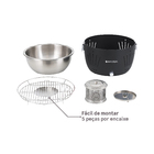 Churrasqueira de Mesa a Carvão Sem Fumaça Preto Table Grill