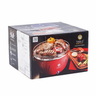 Churrasqueira de Mesa a Carvão Vermelha Table Grill