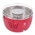 Churrasqueira de Mesa a Carvão Vermelha Table Grill