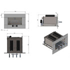 Churrasqueira E Assador A Gás De Embutir 4 Espetos Gás Glp/22