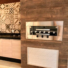 Churrasqueira E Assador A Gás De Embutir 6 Espetos Gás Natura