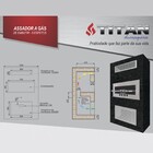 Churrasqueira E Assador A Gás De Embutir 8 Espetos Gás Glp/22