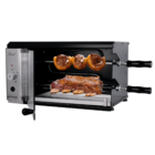 Churrasqueira Elétrica 2 Espetos Rotativos Vertical 220v Stan