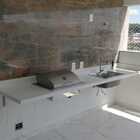 Churrasqueira Elétrica De Embutir Em Inox 304 Com Tampa Abafa