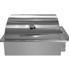 Churrasqueira Elétrica De Embutir Em Inox 304 Com Tampa Abafa