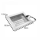 Churrasqueira Elétrica Em Inox Embutida Lilies Móveis 220v