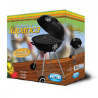 Churrasqueira Esmaltada Redonda A Bafo Com Rodas E Alças Mor