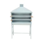 Churrasqueira Espetinho Galvanizada Com Coifa - Gudim