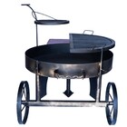 Churrasqueira Ferro Rustica Argentina Gg 120cmx60cm