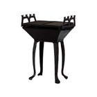 Churrasqueira Gamela Completa Em Ferro Fundido 31x41cm