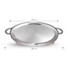 Churrasqueira Gengiskan Alumínio Fundido Completa