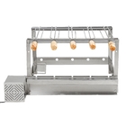 Churrasqueira Giratória 5 Espetos Inox Gira Grill Bivolt