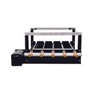 Churrasqueira Giratória Elétrica 5 Espetos Estrutura Aço Carb