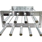 Churrasqueira Giratória Rotativa Premium 09 Espetos Inox Dupl