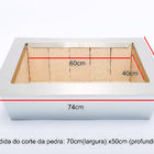 Churrasqueira Gourmet Com Braseiro Tam. Média Em Inox 304