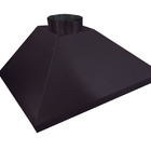 Churrasqueira Gourmet Completa Pequena Aço Galvanizado Preto